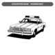 Police Car Coloring Page for Kids