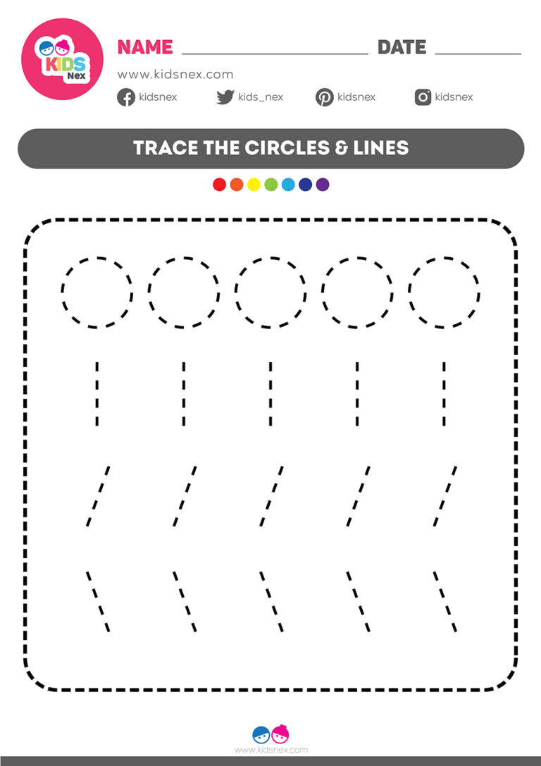 Standing Line Worksheet - Free Printable | Kids Nex