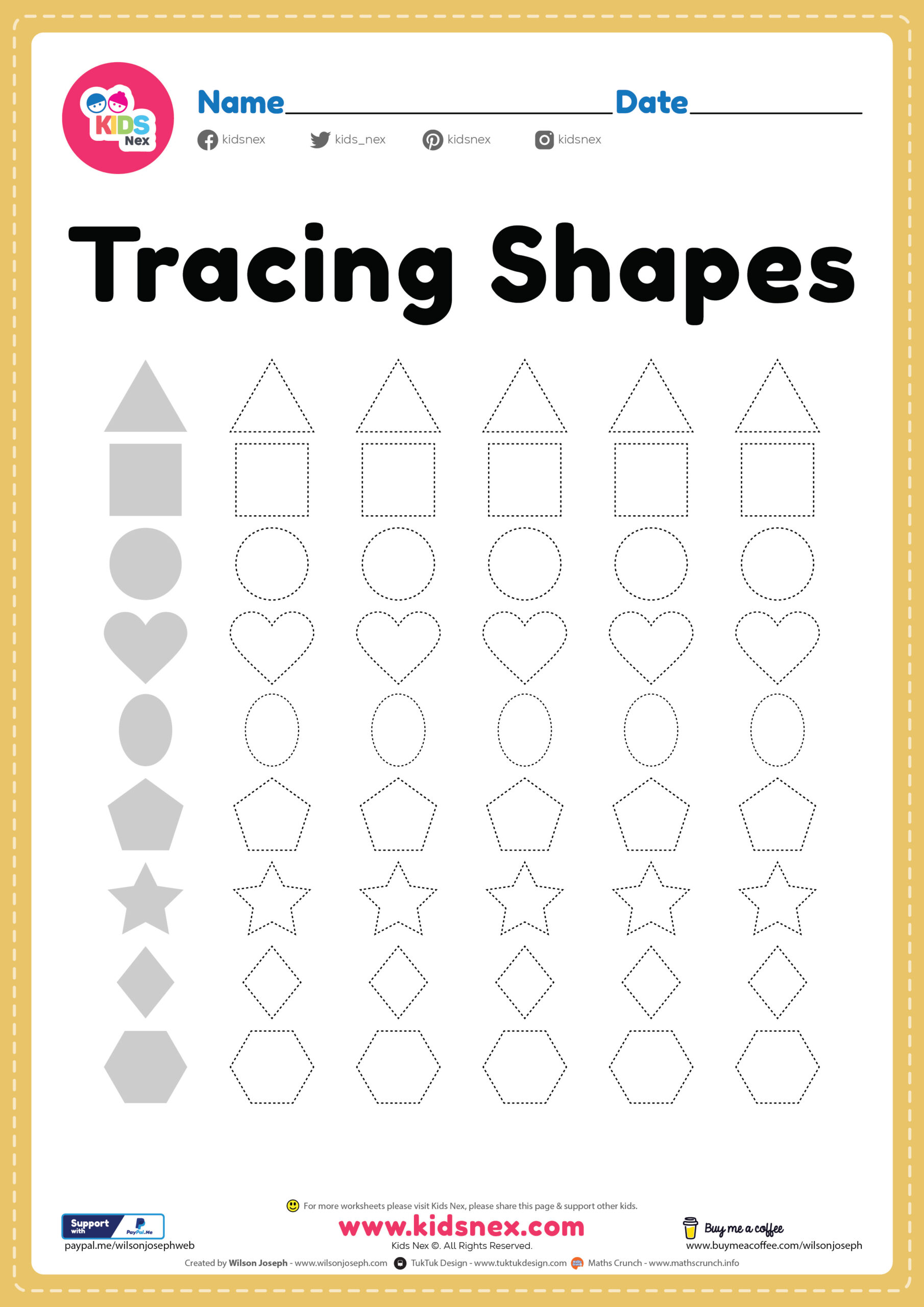 Shapes Worksheet