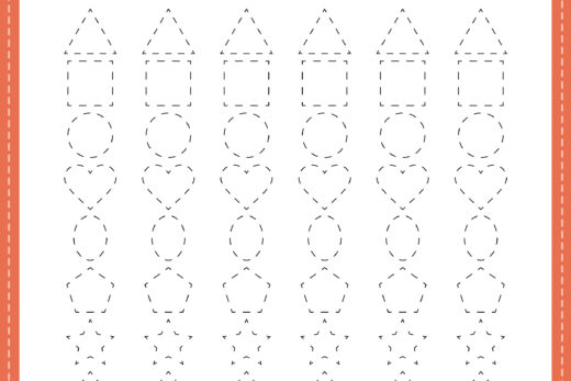 Shapes Worksheet for Kindergarten