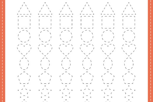 Shapes Worksheet for Kindergarten