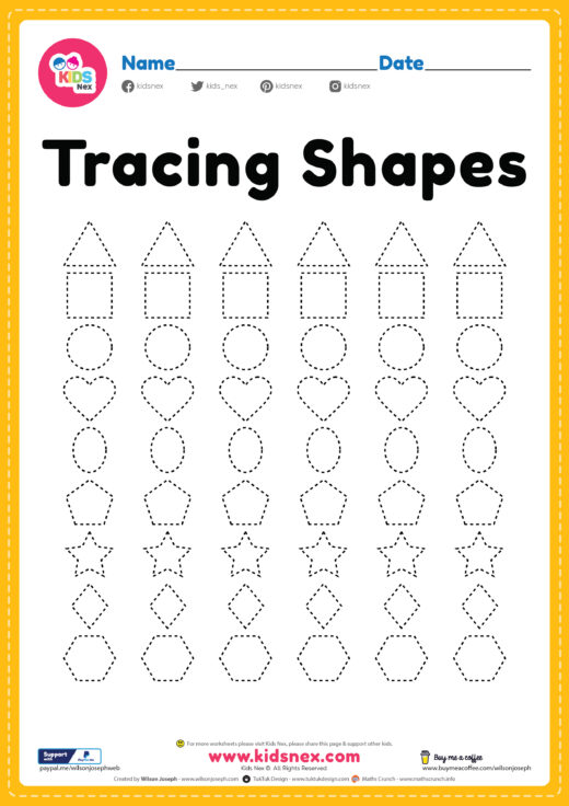 Preschool Shapes Worksheet