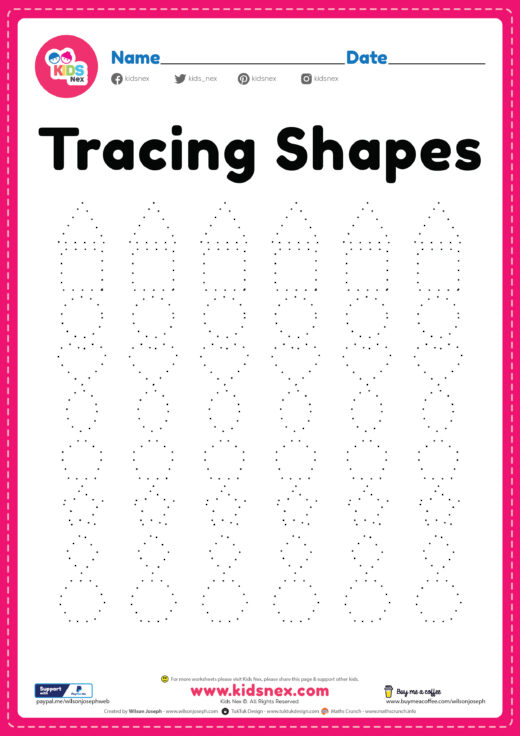 Printable Shapes Worksheet