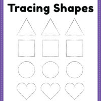 Shapes Worksheet for Nursery