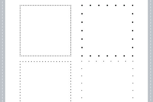 Free Printable Worksheet for Tracing Square Shapes