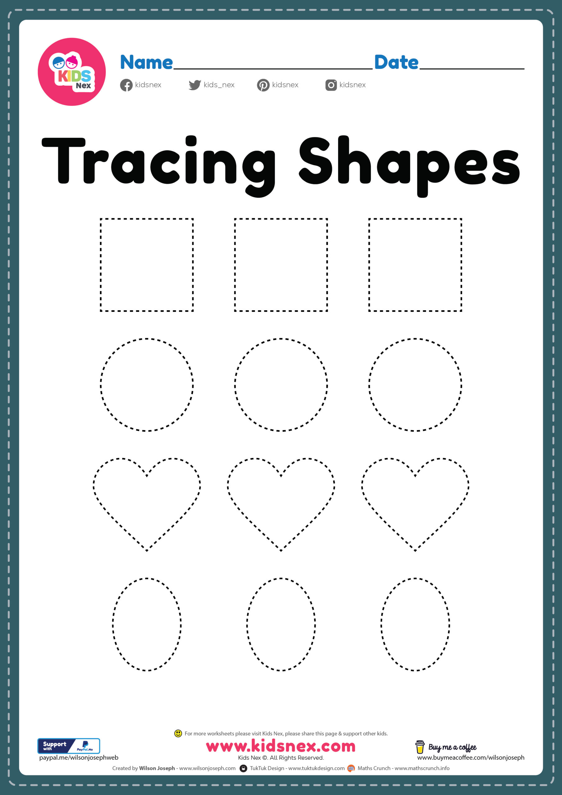 Printable Shapes for Toddlers