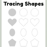 Shapes Worksheet for Kindergarten