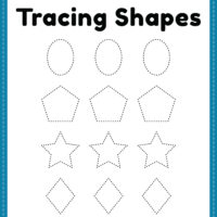 Tracing Shapes for Kindergarten