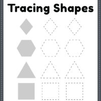 Free PDF Printable Tracing Shapes