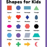 2d shapes for kids