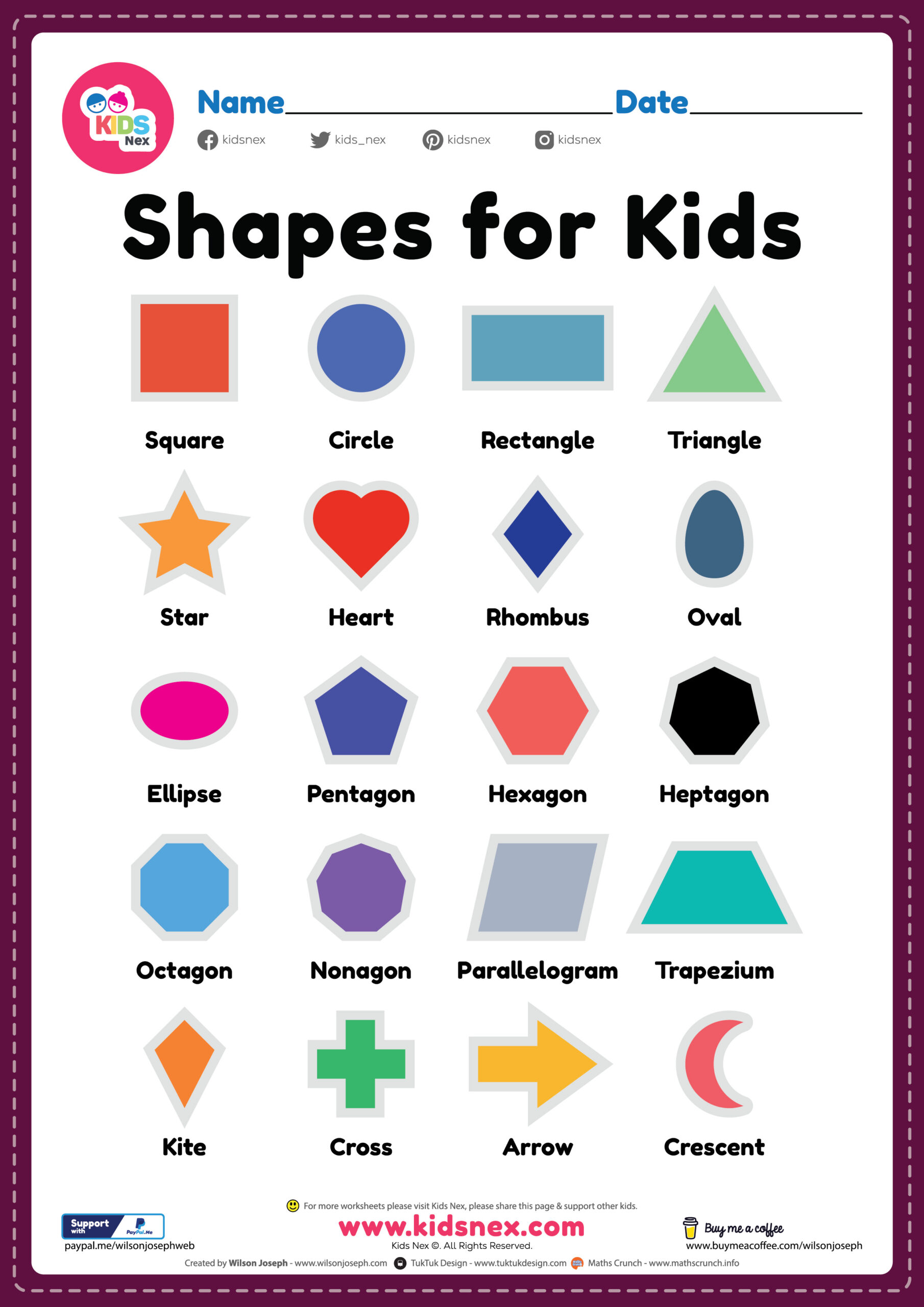 shapes presentation for kindergarten