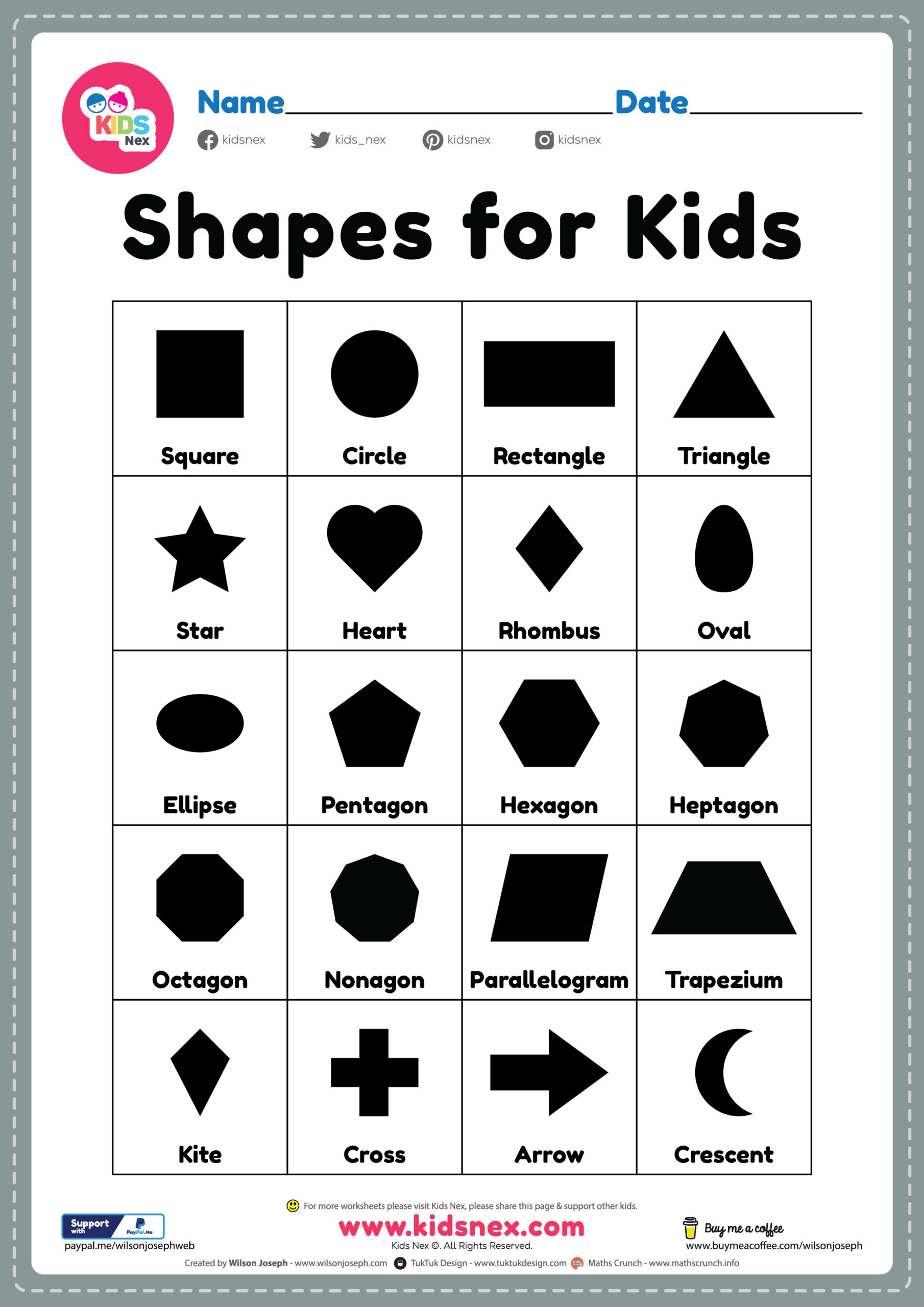Shapes for Preschool