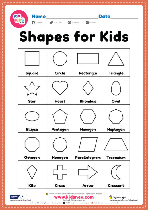 Different Shapes for Kids
