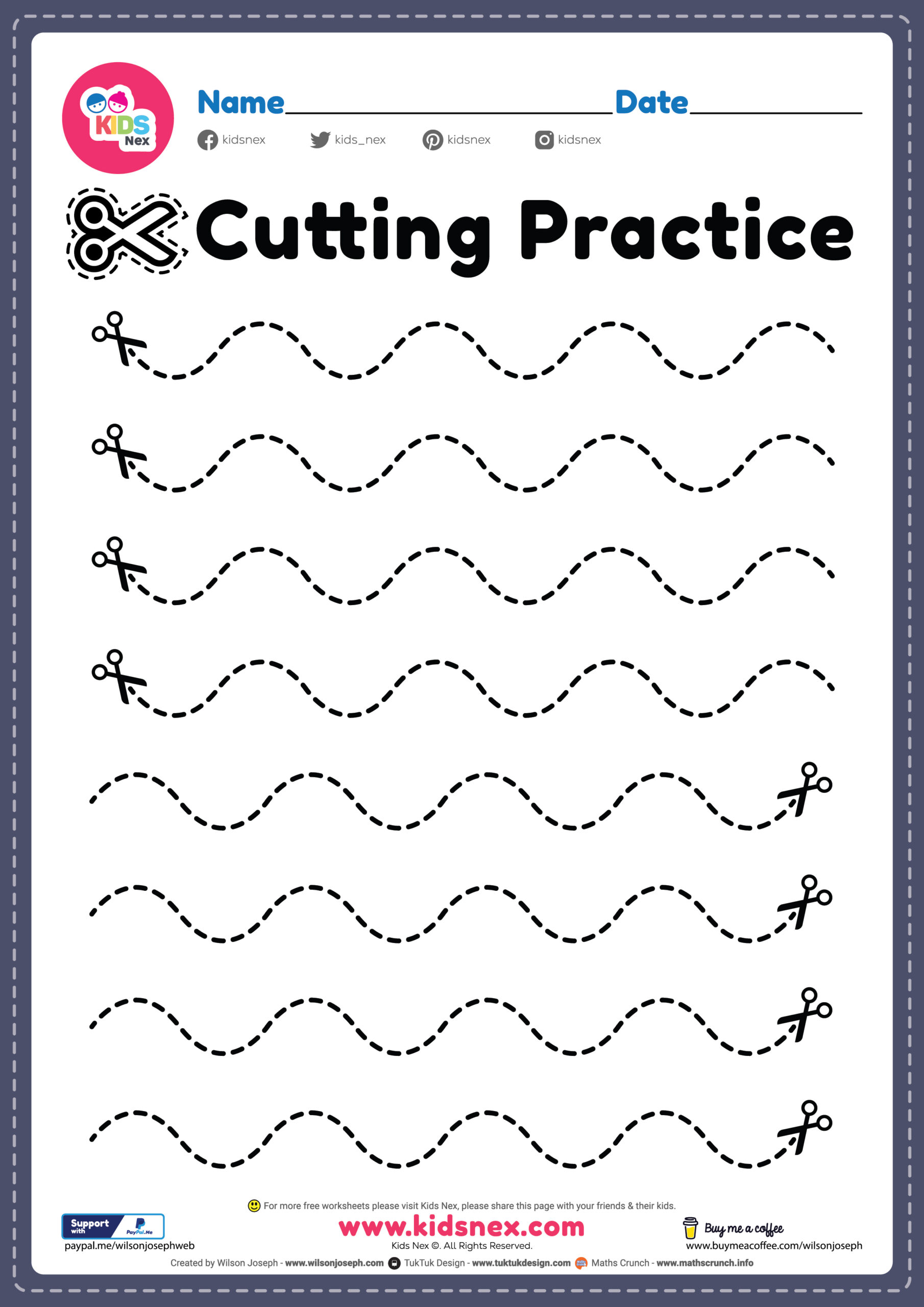 Cutting Activities for Preschool