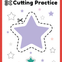Cutting Printable for Preschoolers