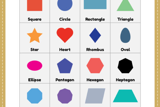 Free Printable Shapes for Kids