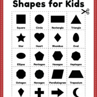 Free Printable Shapes for Toddlers