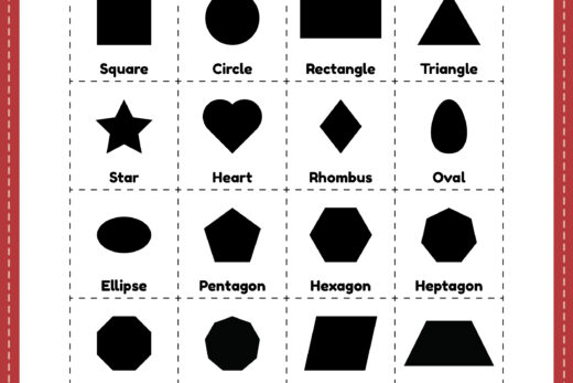 Free Printable Shapes for Toddlers