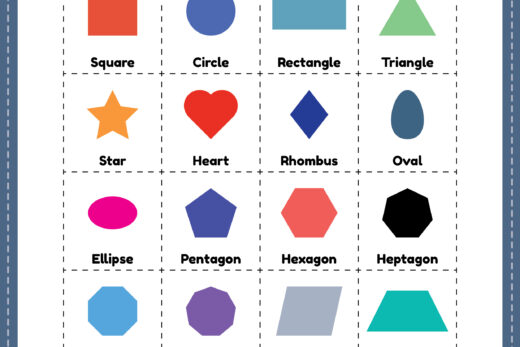 Free Printable Shapes for Preschool Kids