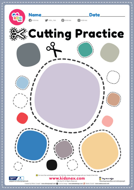 Scissors Skills for Preschoolers