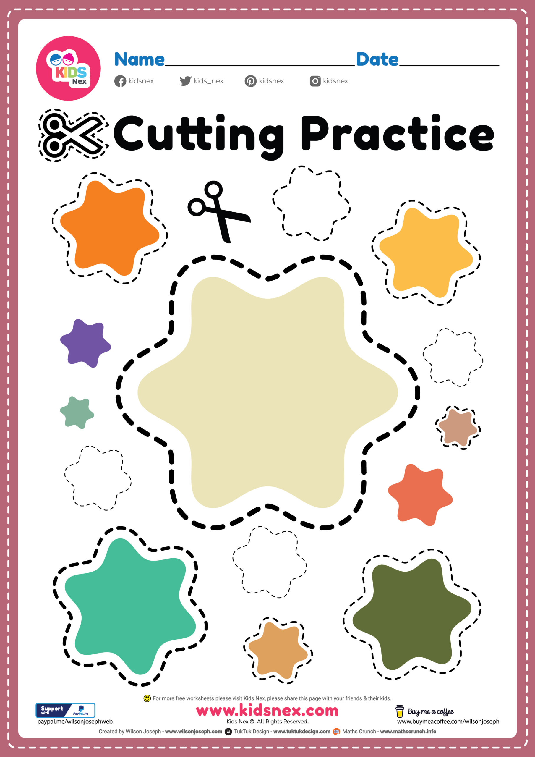 Scissors Skills Activities Free Printable Pdf For Kids