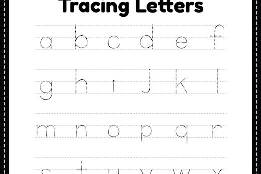 Tracing worksheet