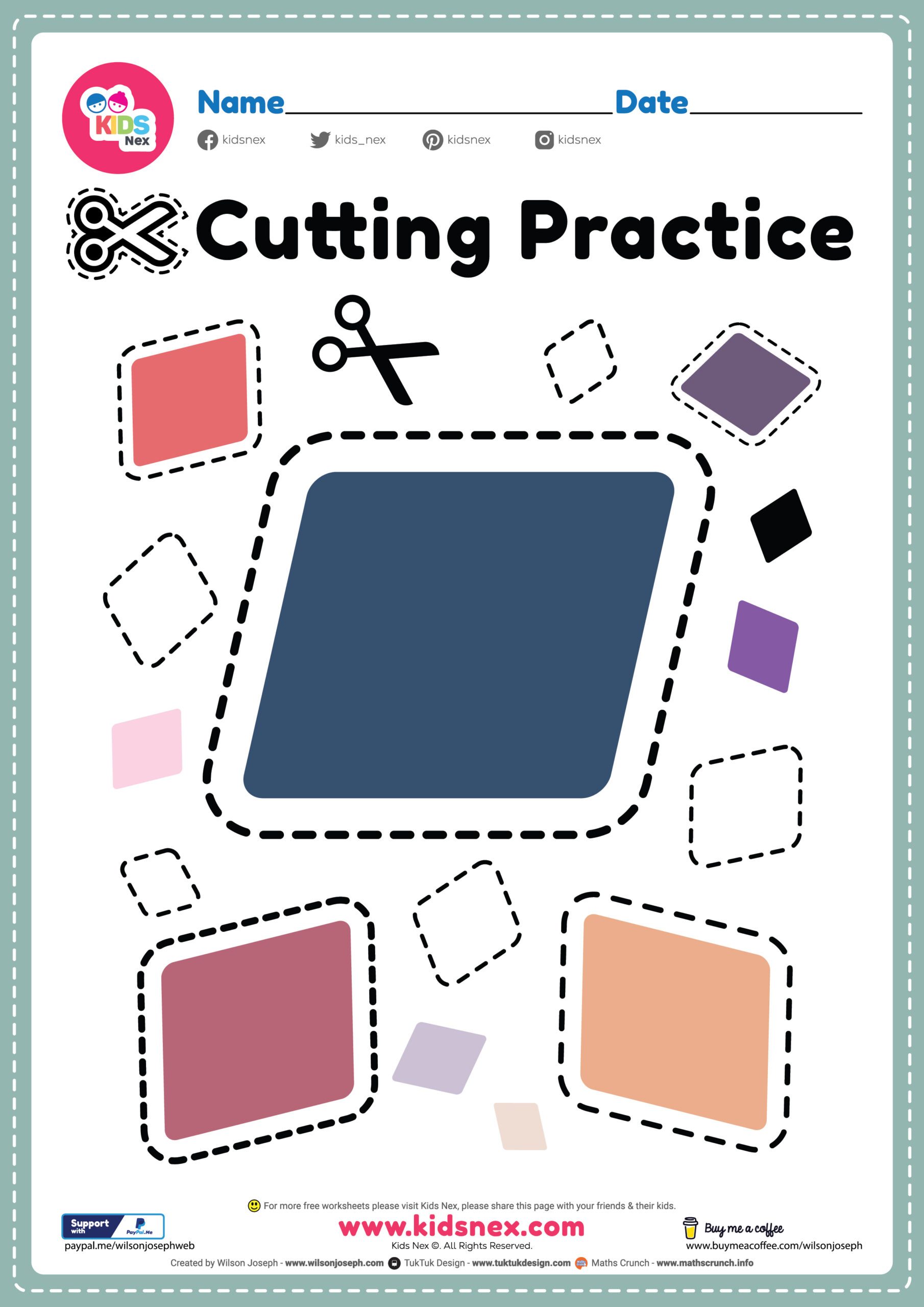 Printable Cutting Activities