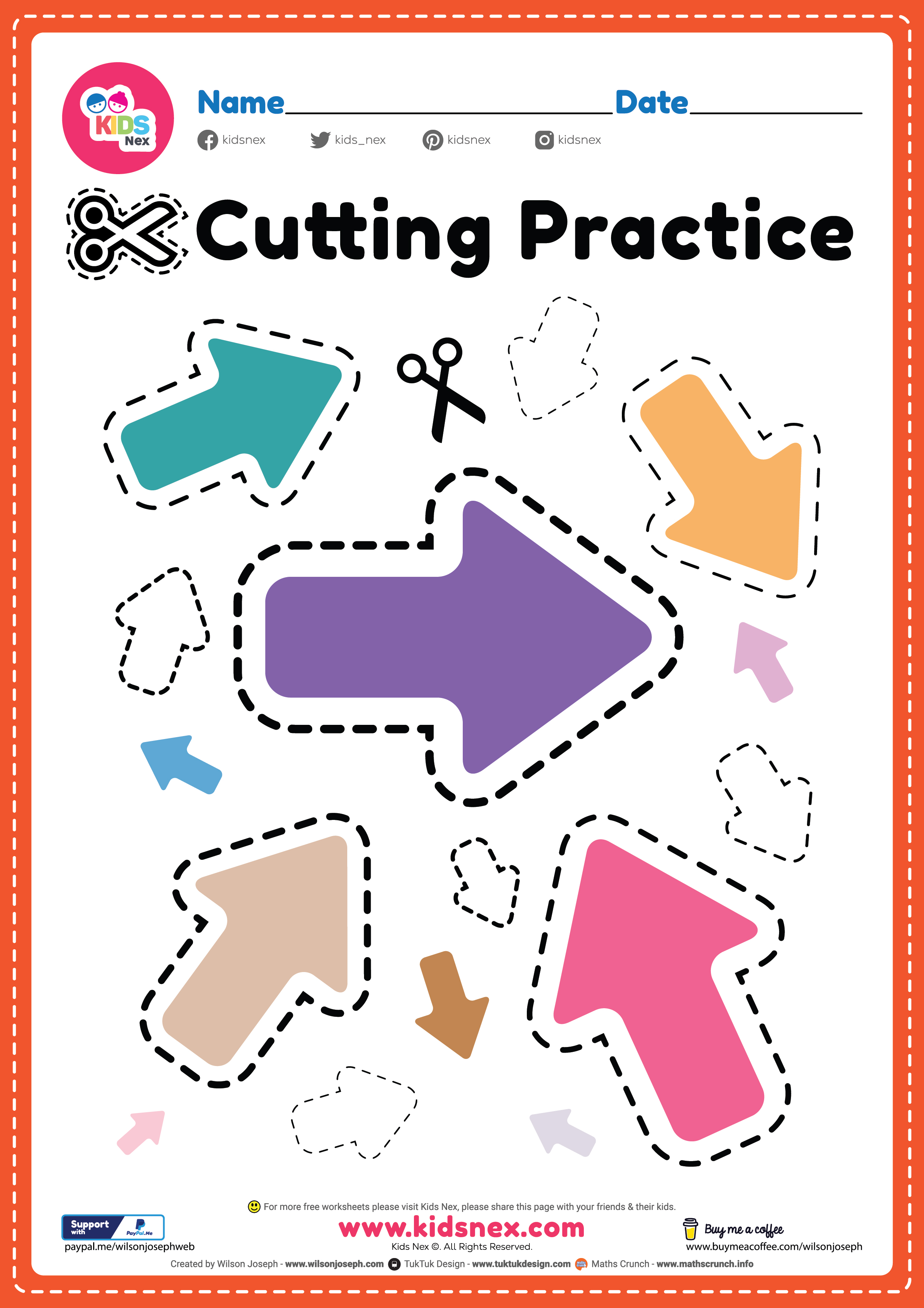 Cutting Activities for Fine Motor Skills