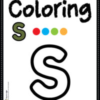 Letter S Alphabet Coloring Page Worksheet