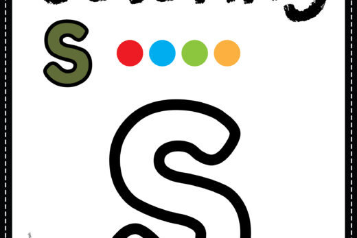 Letter S Alphabet Coloring Page Worksheet