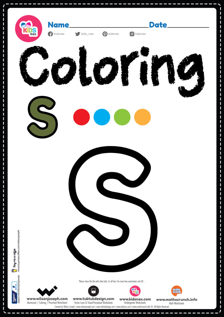 Preschool Worksheets | KidsNex