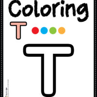 Letter T Alphabet Coloring Page Worksheet