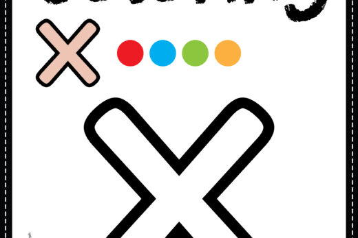 Letter X Alphabet Coloring Page Worksheet