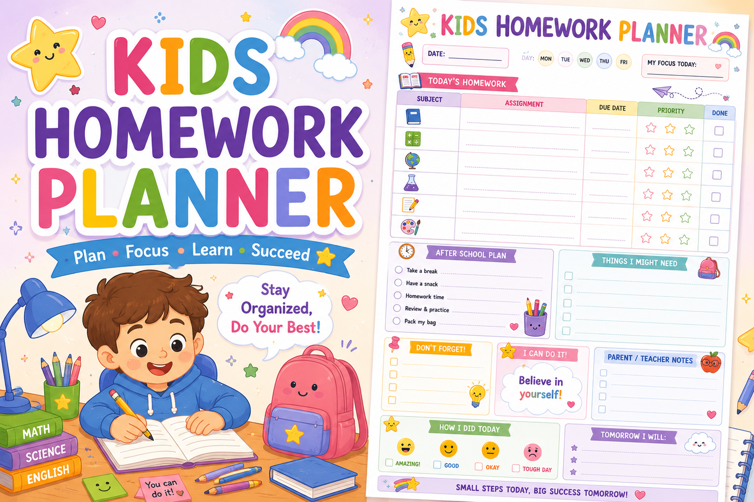 Study Planner for Children Academic Success